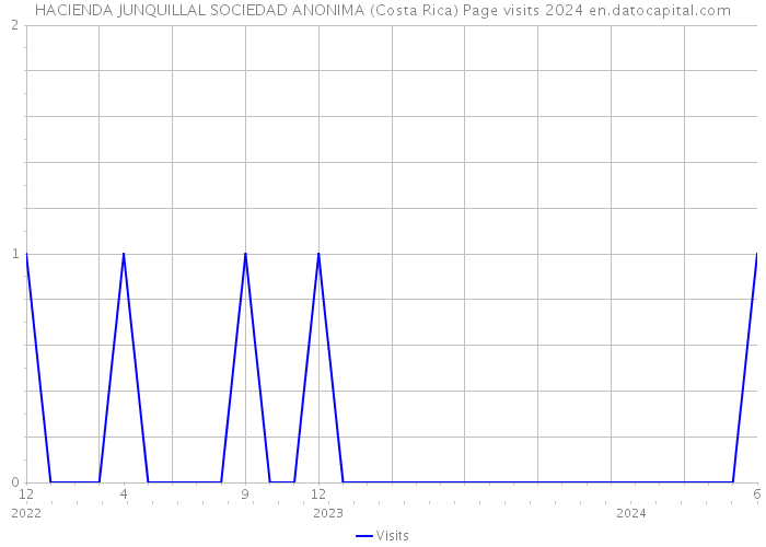 HACIENDA JUNQUILLAL SOCIEDAD ANONIMA (Costa Rica) Page visits 2024 