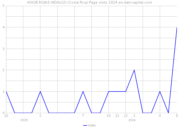 ANGIE ROJAS HIDALGO (Costa Rica) Page visits 2024 