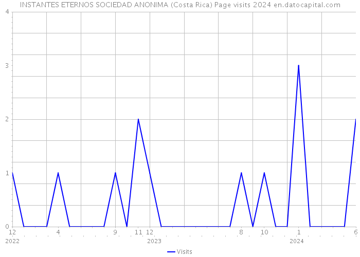 INSTANTES ETERNOS SOCIEDAD ANONIMA (Costa Rica) Page visits 2024 
