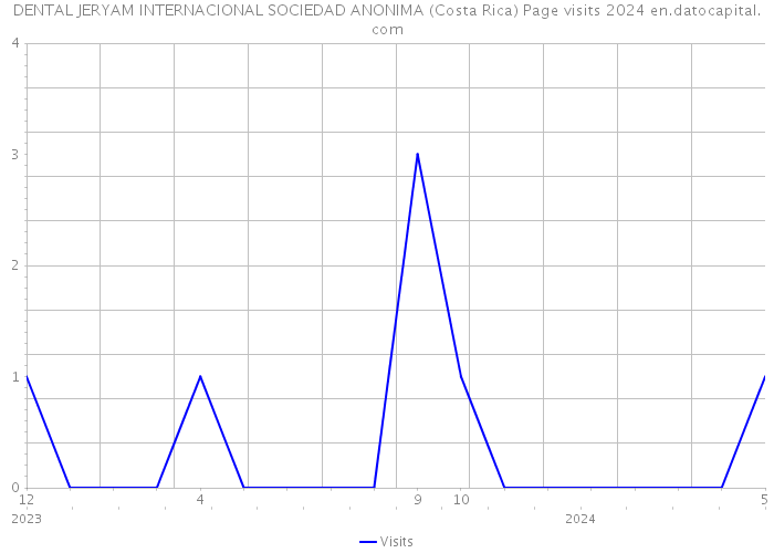 DENTAL JERYAM INTERNACIONAL SOCIEDAD ANONIMA (Costa Rica) Page visits 2024 