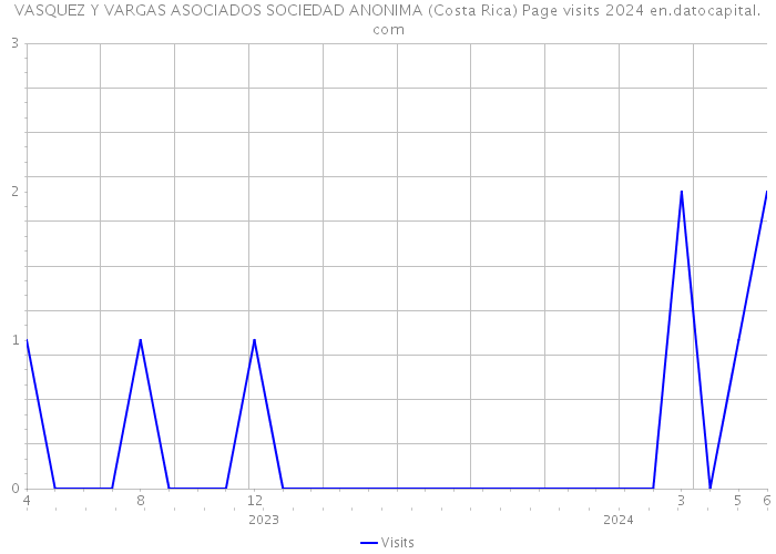 VASQUEZ Y VARGAS ASOCIADOS SOCIEDAD ANONIMA (Costa Rica) Page visits 2024 