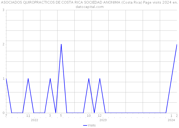 ASOCIADOS QUIROPRACTICOS DE COSTA RICA SOCIEDAD ANONIMA (Costa Rica) Page visits 2024 