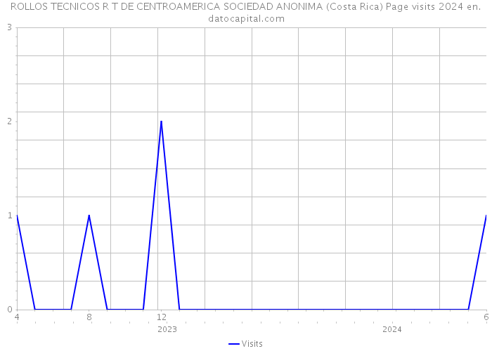 ROLLOS TECNICOS R T DE CENTROAMERICA SOCIEDAD ANONIMA (Costa Rica) Page visits 2024 
