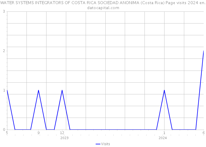 WATER SYSTEMS INTEGRATORS OF COSTA RICA SOCIEDAD ANONIMA (Costa Rica) Page visits 2024 