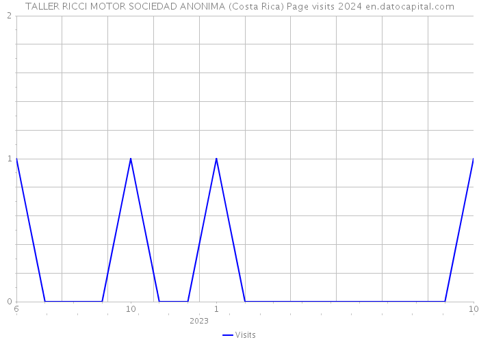 TALLER RICCI MOTOR SOCIEDAD ANONIMA (Costa Rica) Page visits 2024 