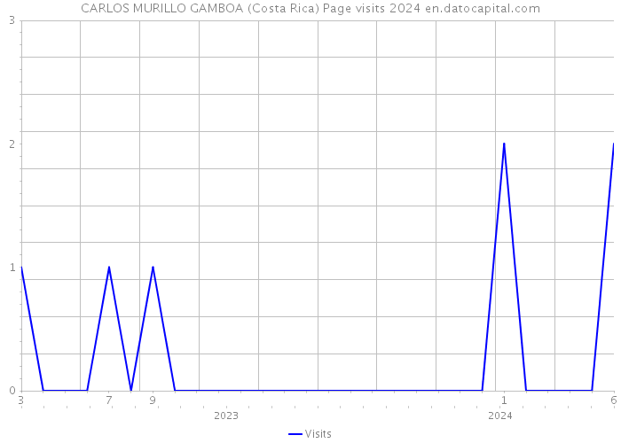 CARLOS MURILLO GAMBOA (Costa Rica) Page visits 2024 