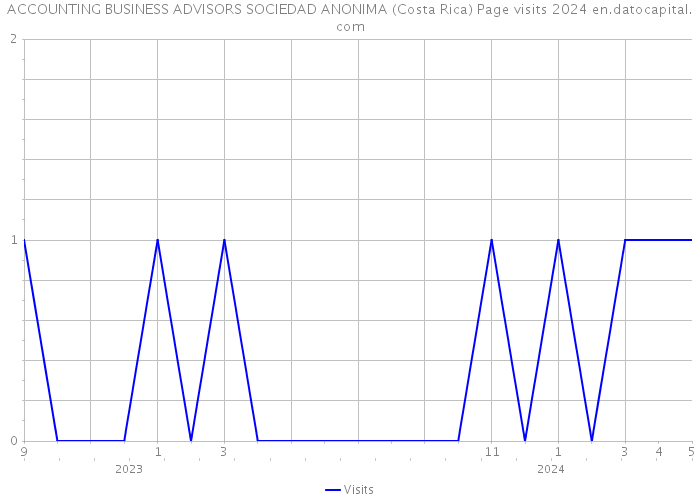 ACCOUNTING BUSINESS ADVISORS SOCIEDAD ANONIMA (Costa Rica) Page visits 2024 