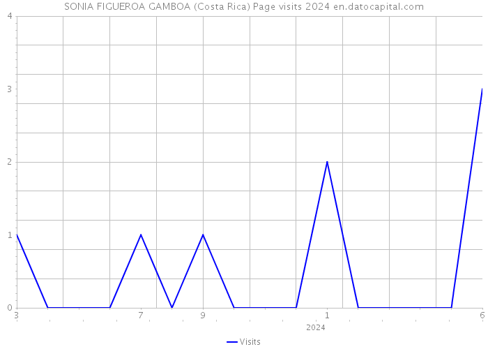 SONIA FIGUEROA GAMBOA (Costa Rica) Page visits 2024 