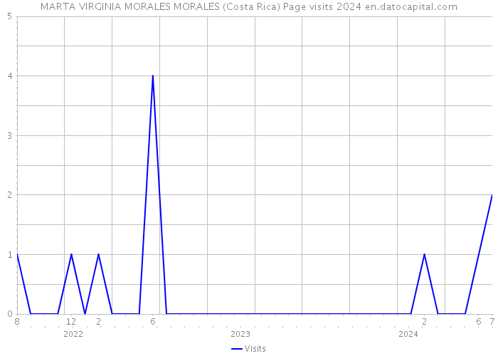 MARTA VIRGINIA MORALES MORALES (Costa Rica) Page visits 2024 
