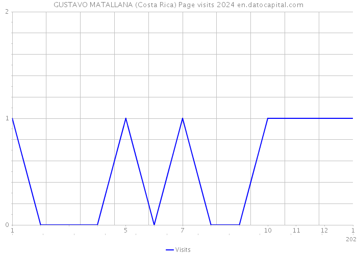GUSTAVO MATALLANA (Costa Rica) Page visits 2024 