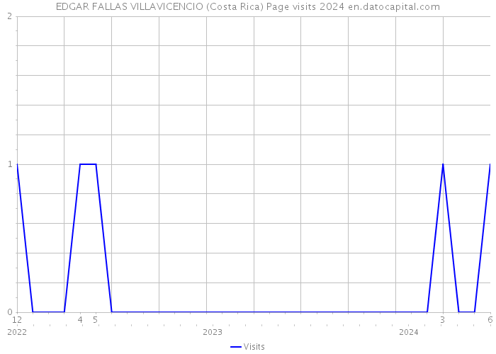 EDGAR FALLAS VILLAVICENCIO (Costa Rica) Page visits 2024 