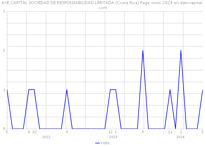 AXE CAPITAL SOCIEDAD DE RESPONSABILIDAD LIMITADA (Costa Rica) Page visits 2024 