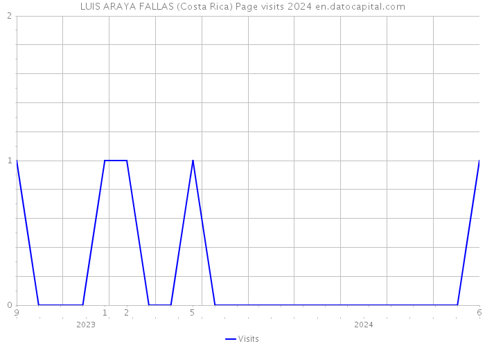 LUIS ARAYA FALLAS (Costa Rica) Page visits 2024 
