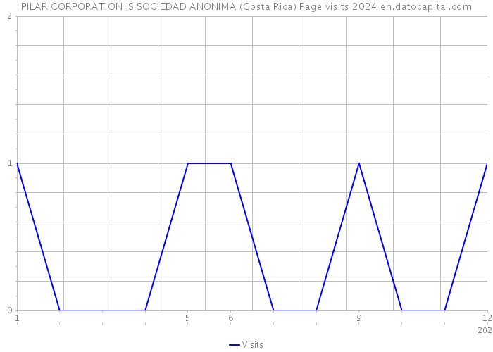 PILAR CORPORATION JS SOCIEDAD ANONIMA (Costa Rica) Page visits 2024 
