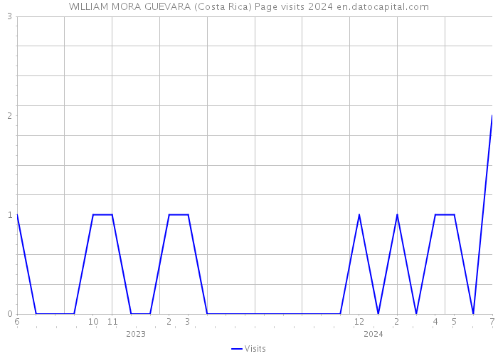 WILLIAM MORA GUEVARA (Costa Rica) Page visits 2024 