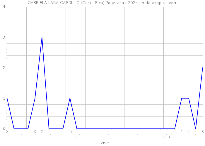 GABRIELA LARA CARRILLO (Costa Rica) Page visits 2024 