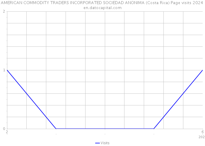 AMERICAN COMMODITY TRADERS INCORPORATED SOCIEDAD ANONIMA (Costa Rica) Page visits 2024 