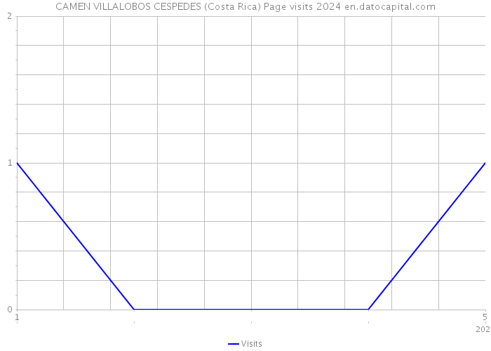 CAMEN VILLALOBOS CESPEDES (Costa Rica) Page visits 2024 