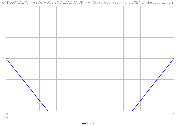 CARLOS CALVO Y ASOCIADOS SOCIEDAD ANONIMA (Costa Rica) Page visits 2024 