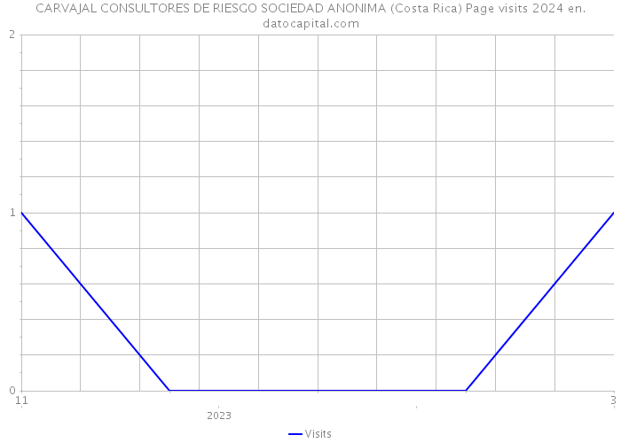 CARVAJAL CONSULTORES DE RIESGO SOCIEDAD ANONIMA (Costa Rica) Page visits 2024 
