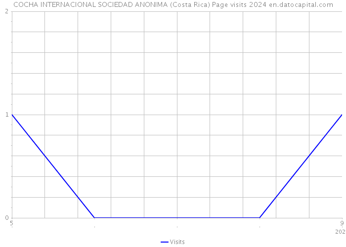 COCHA INTERNACIONAL SOCIEDAD ANONIMA (Costa Rica) Page visits 2024 