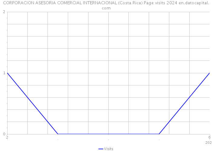 CORPORACION ASESORIA COMERCIAL INTERNACIONAL (Costa Rica) Page visits 2024 