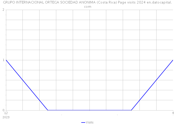 GRUPO INTERNACIONAL ORTEGA SOCIEDAD ANONIMA (Costa Rica) Page visits 2024 