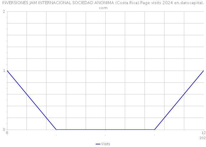 INVERSIONES JAM INTERNACIONAL SOCIEDAD ANONIMA (Costa Rica) Page visits 2024 