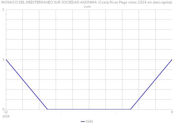 MOSAICO DEL MEDITERRANEO SUR SOCIEDAD ANONIMA (Costa Rica) Page visits 2024 
