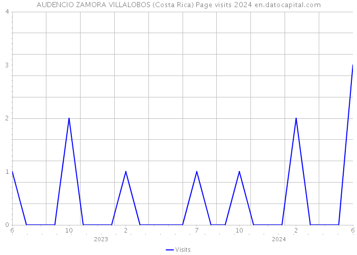 AUDENCIO ZAMORA VILLALOBOS (Costa Rica) Page visits 2024 