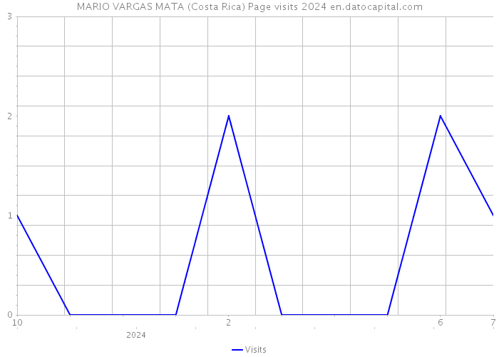 MARIO VARGAS MATA (Costa Rica) Page visits 2024 