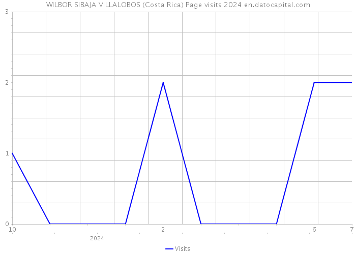 WILBOR SIBAJA VILLALOBOS (Costa Rica) Page visits 2024 