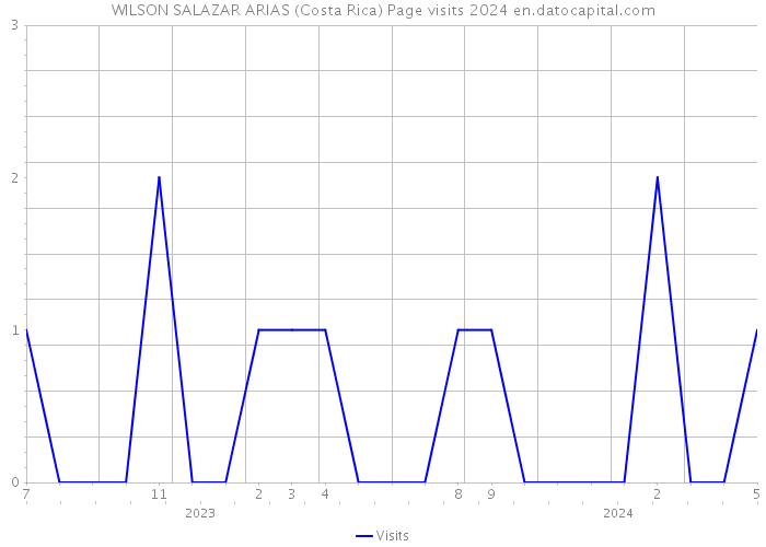 WILSON SALAZAR ARIAS (Costa Rica) Page visits 2024 