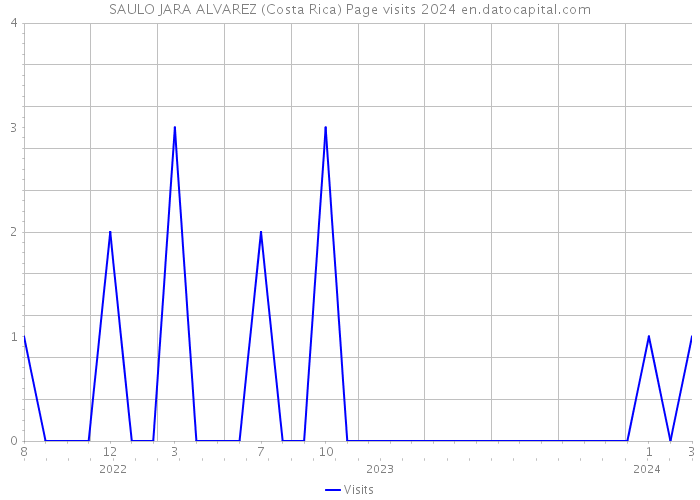SAULO JARA ALVAREZ (Costa Rica) Page visits 2024 