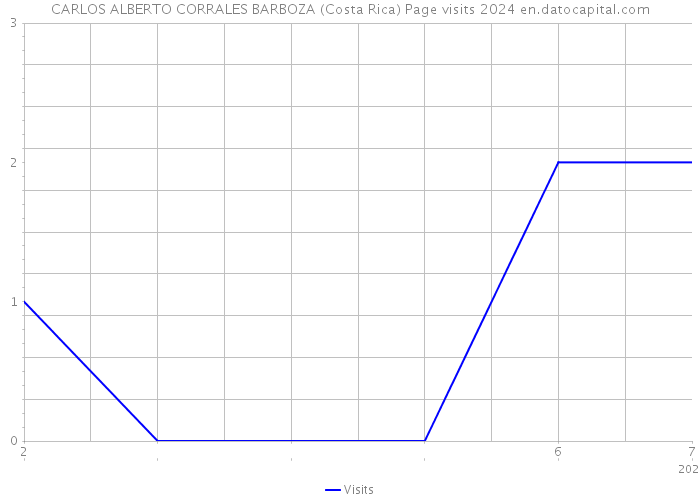 CARLOS ALBERTO CORRALES BARBOZA (Costa Rica) Page visits 2024 