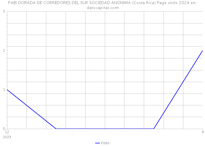 FABI DORADA DE CORREDORES DEL SUR SOCIEDAD ANONIMA (Costa Rica) Page visits 2024 