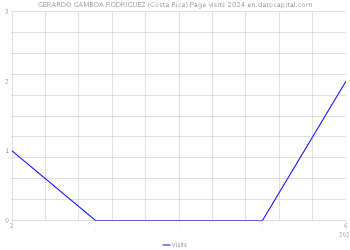 GERARDO GAMBOA RODRIGUEZ (Costa Rica) Page visits 2024 