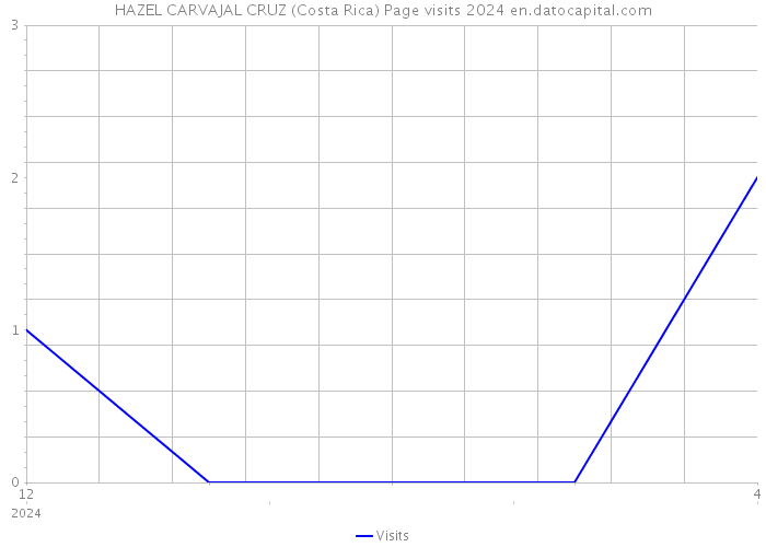 HAZEL CARVAJAL CRUZ (Costa Rica) Page visits 2024 