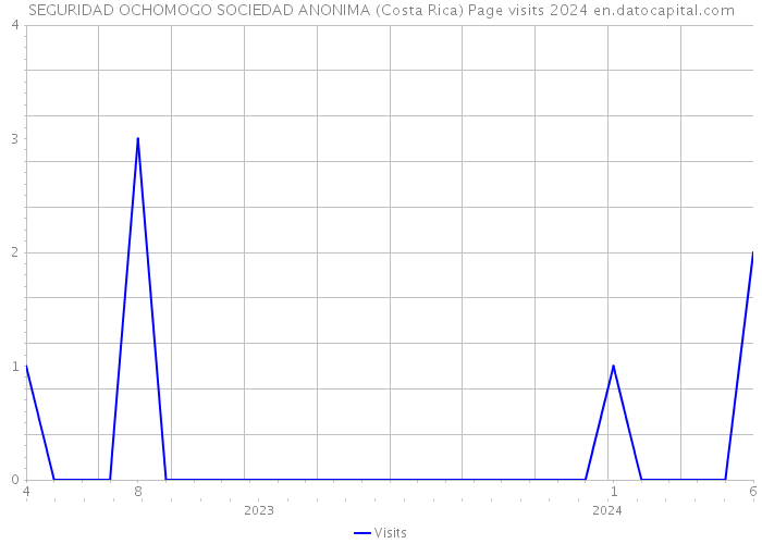 SEGURIDAD OCHOMOGO SOCIEDAD ANONIMA (Costa Rica) Page visits 2024 