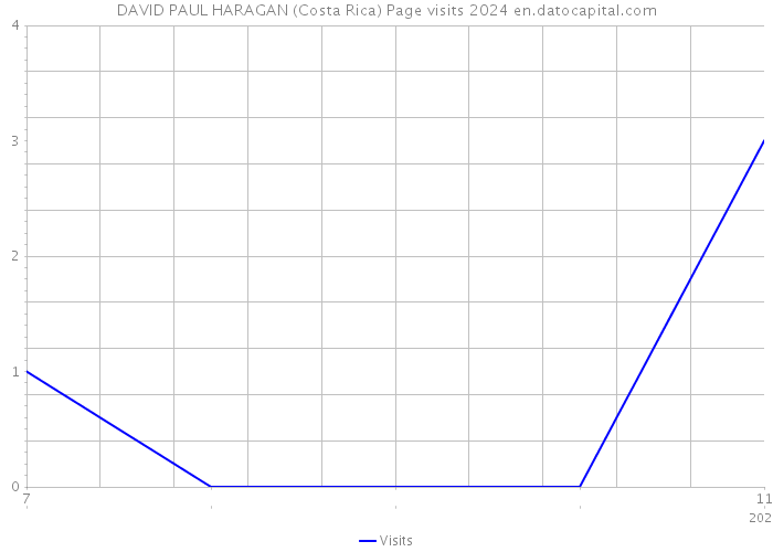 DAVID PAUL HARAGAN (Costa Rica) Page visits 2024 