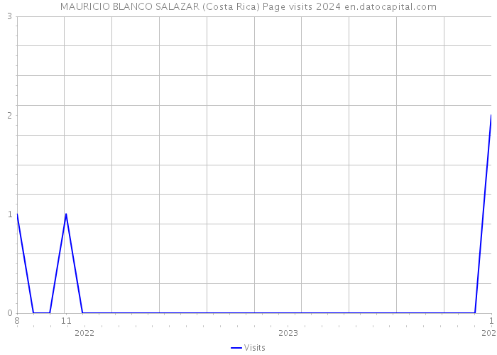 MAURICIO BLANCO SALAZAR (Costa Rica) Page visits 2024 