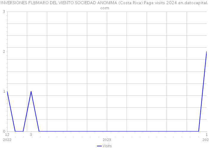 INVERSIONES FUJIMARO DEL VIENTO SOCIEDAD ANONIMA (Costa Rica) Page visits 2024 