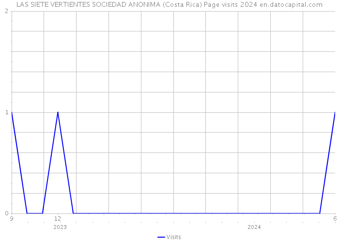LAS SIETE VERTIENTES SOCIEDAD ANONIMA (Costa Rica) Page visits 2024 