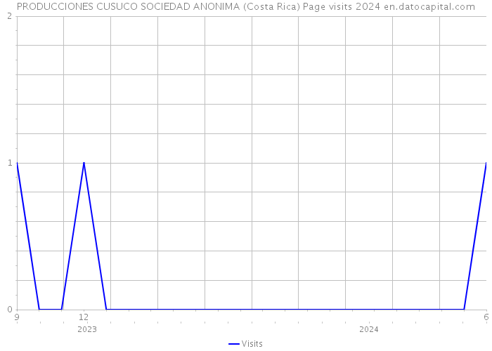 PRODUCCIONES CUSUCO SOCIEDAD ANONIMA (Costa Rica) Page visits 2024 