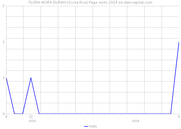 FLORA MORA DURAN (Costa Rica) Page visits 2024 