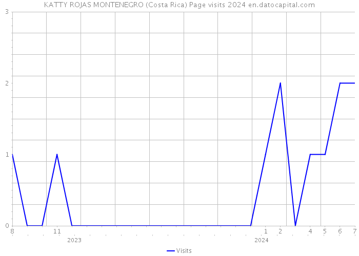 KATTY ROJAS MONTENEGRO (Costa Rica) Page visits 2024 