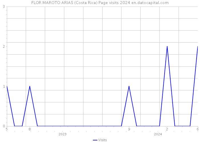 FLOR MAROTO ARIAS (Costa Rica) Page visits 2024 