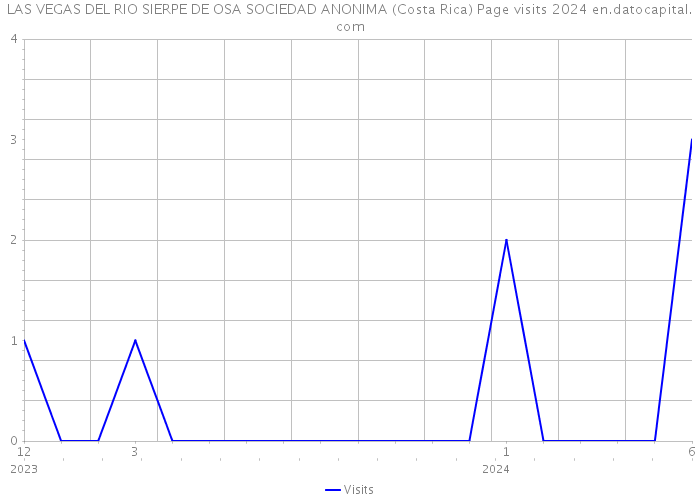 LAS VEGAS DEL RIO SIERPE DE OSA SOCIEDAD ANONIMA (Costa Rica) Page visits 2024 