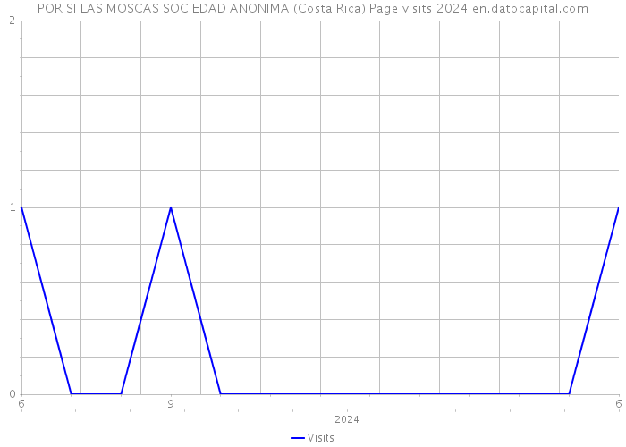 POR SI LAS MOSCAS SOCIEDAD ANONIMA (Costa Rica) Page visits 2024 