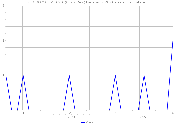 R RODO Y COMPAŃIA (Costa Rica) Page visits 2024 